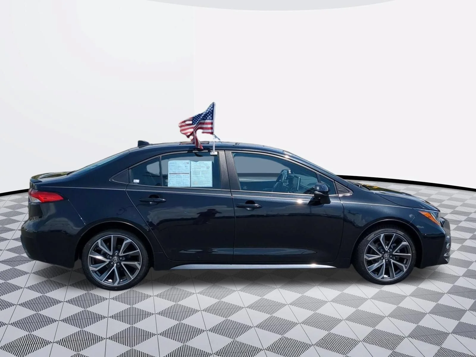 Used 2021 Black Toyota SE image 8