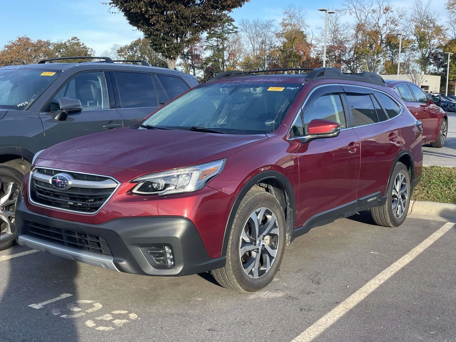 Used 2022 Crimson Red Pearl Subaru Limited image 2