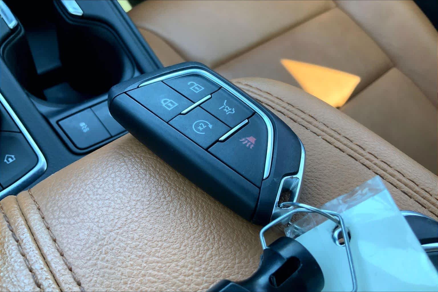 Used 2024 Crystal White Tricoat Cadillac FWD Sport image 15