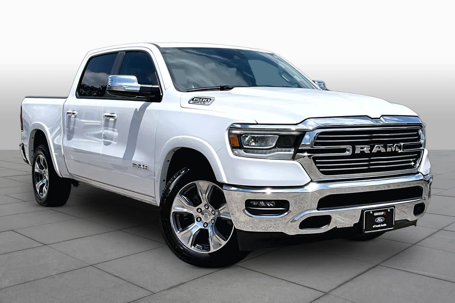 Used 2022 Bright White Clearcoat Ram Laramie image 5