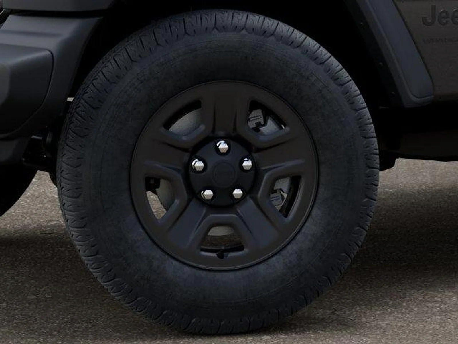 New 2026 Granite Crystal Metallic Clear-Coat Exterior Paint Jeep 4-Door Sport image 8
