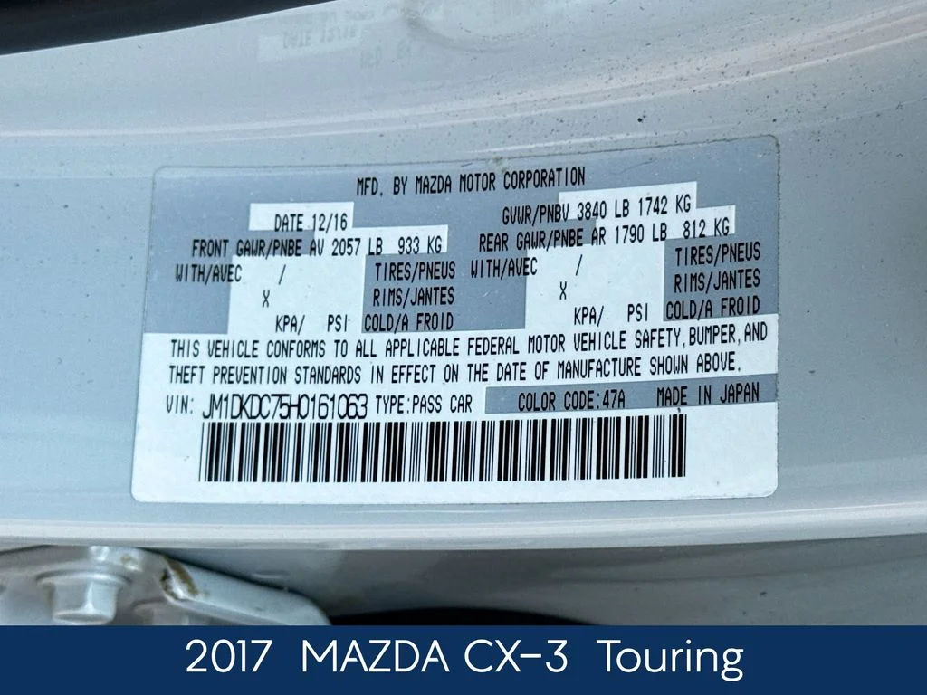 Used 2017 White Mazda Touring image 21
