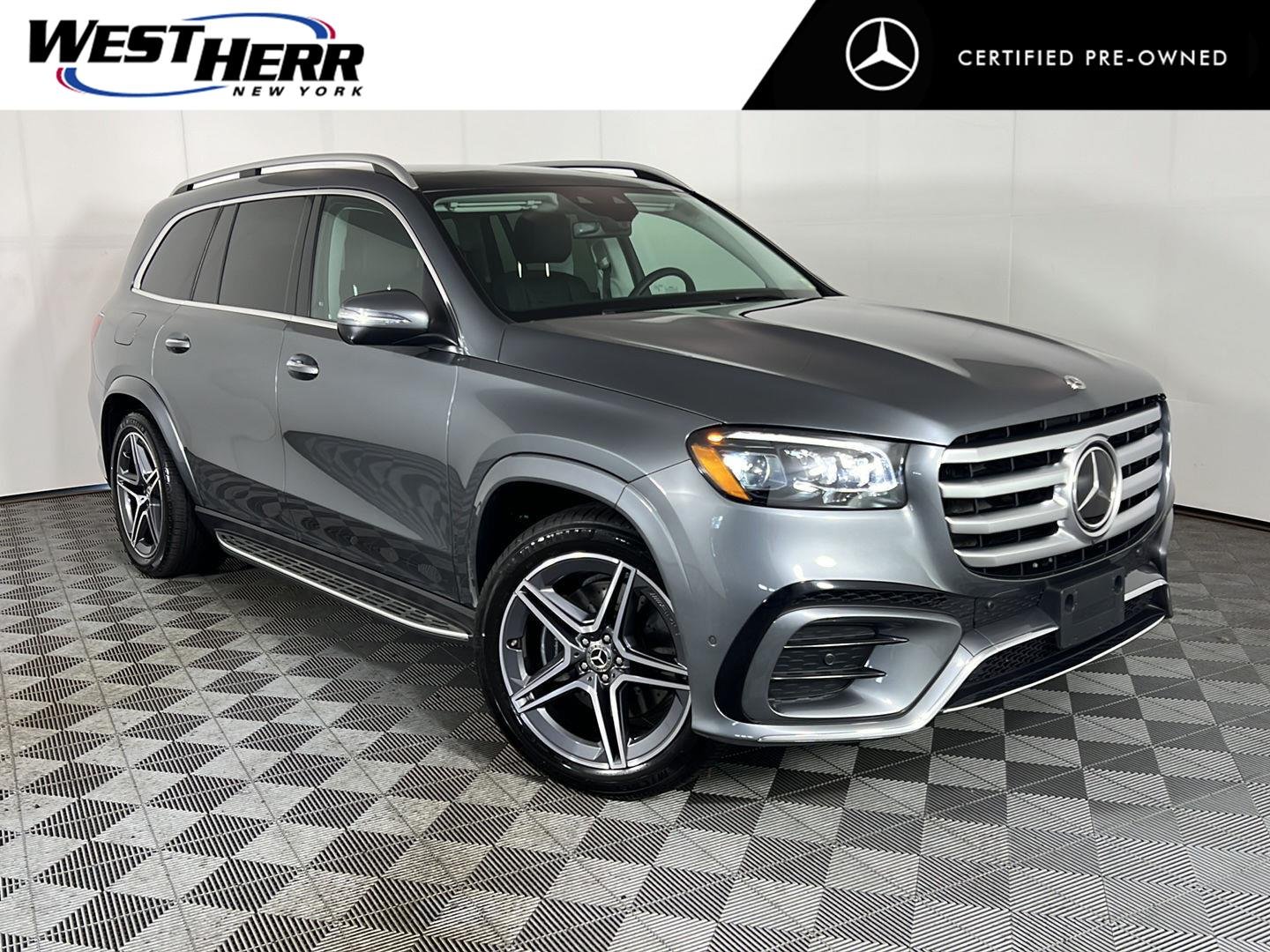 Certified Used 2026 Selenite Grey Metallic Mercedes-Benz GLS 450 image 1
