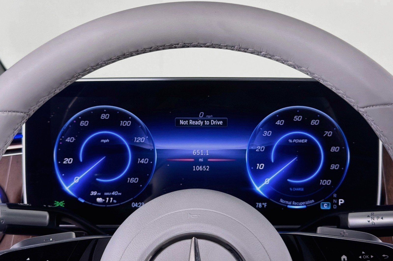 Certified Used 2023 Obsidian Black Metallic Mercedes-Benz EQS 450+ image 20