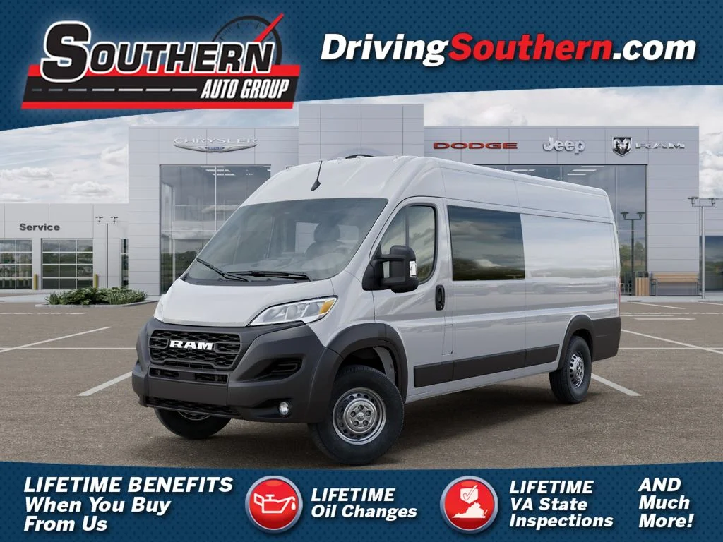 New 2025 Bright White Clearcoat RAM High Roof image 1