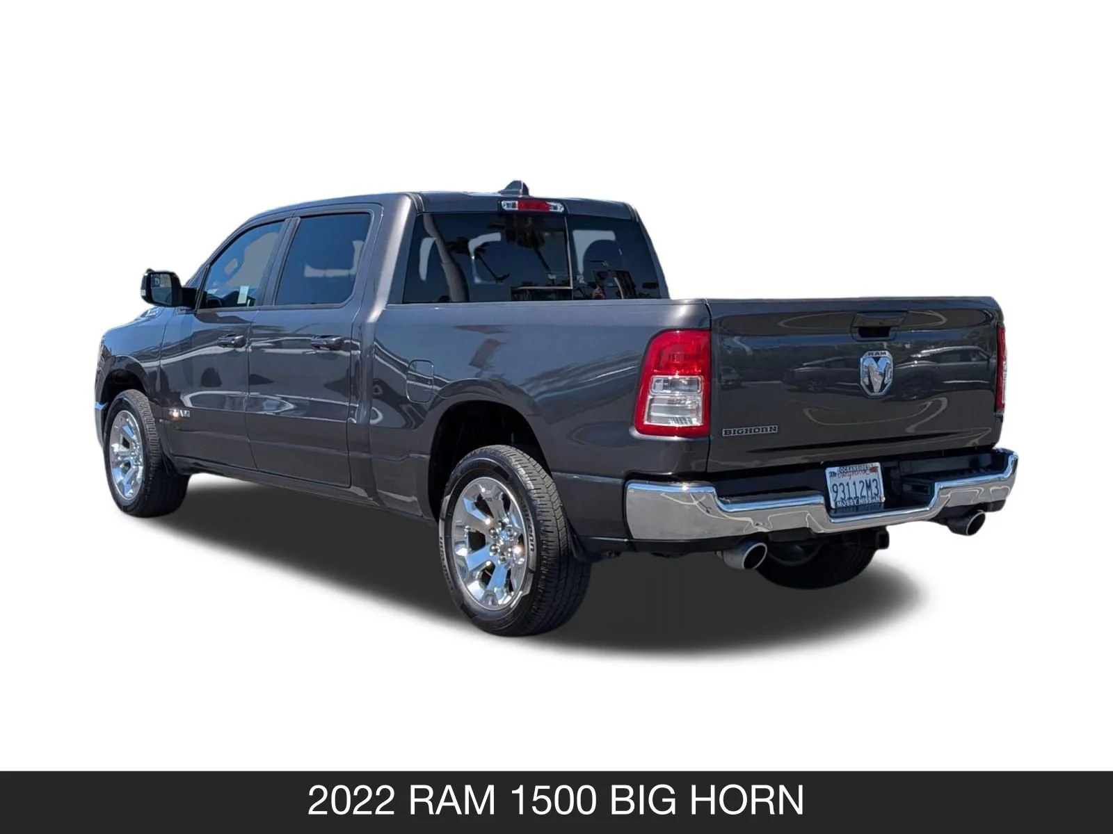 Used 2022 Granite Crystal Metallic Clearcoat Ram Big Horn image 8
