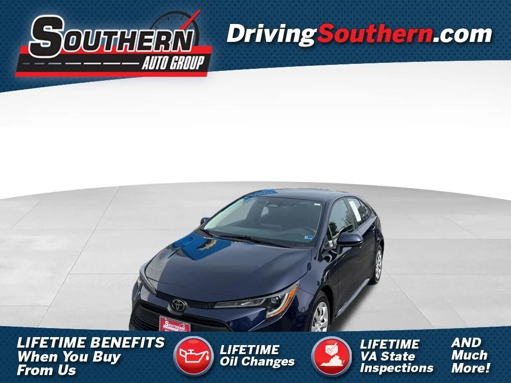 Used 2024 Blue Toyota LE image 1