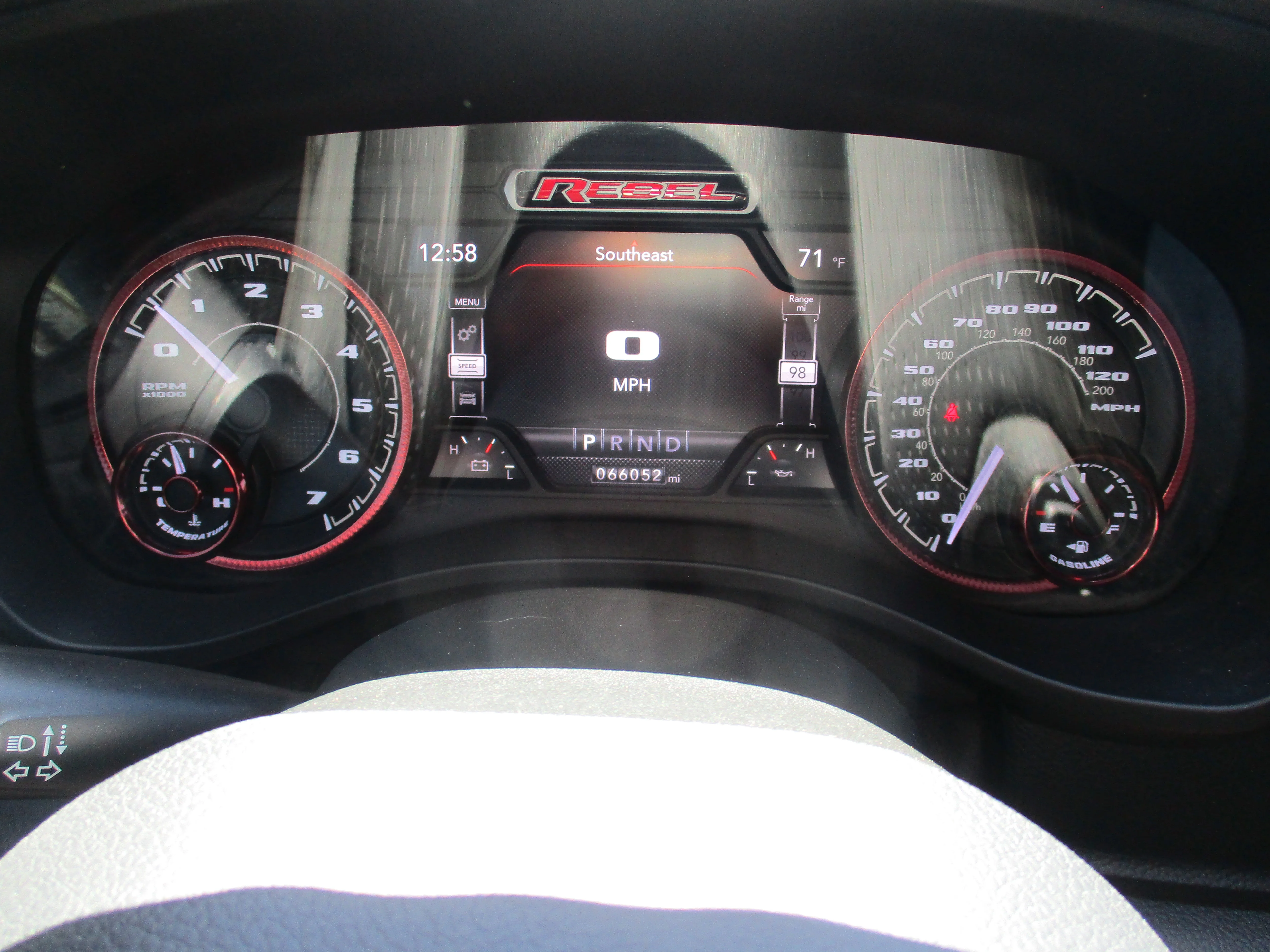 Used 2022 Diamond Black Crystal Pearlcoat Ram Rebel image 13