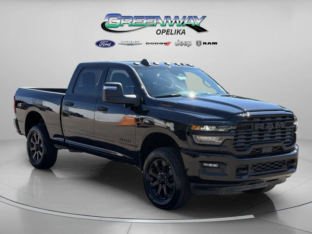 New 2025 Diamond Black Crystal Pearlcoat RAM Big Horn image 1