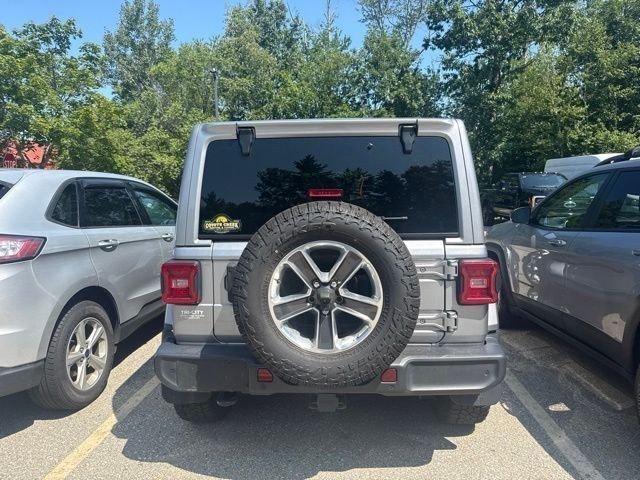 Used 2021 Billet Silver Metallic Clearcoat Jeep Unlimited Sahara image 5