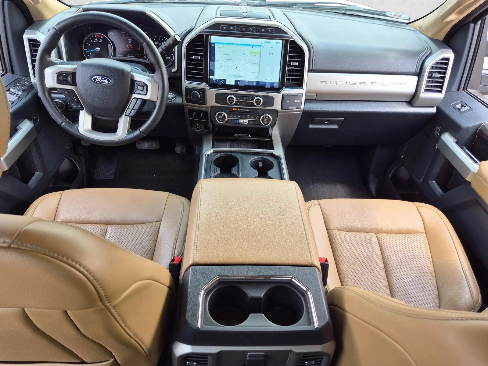 Certified Used 2022 Star White Metallic Tri-Coat Ford LARIAT image 19