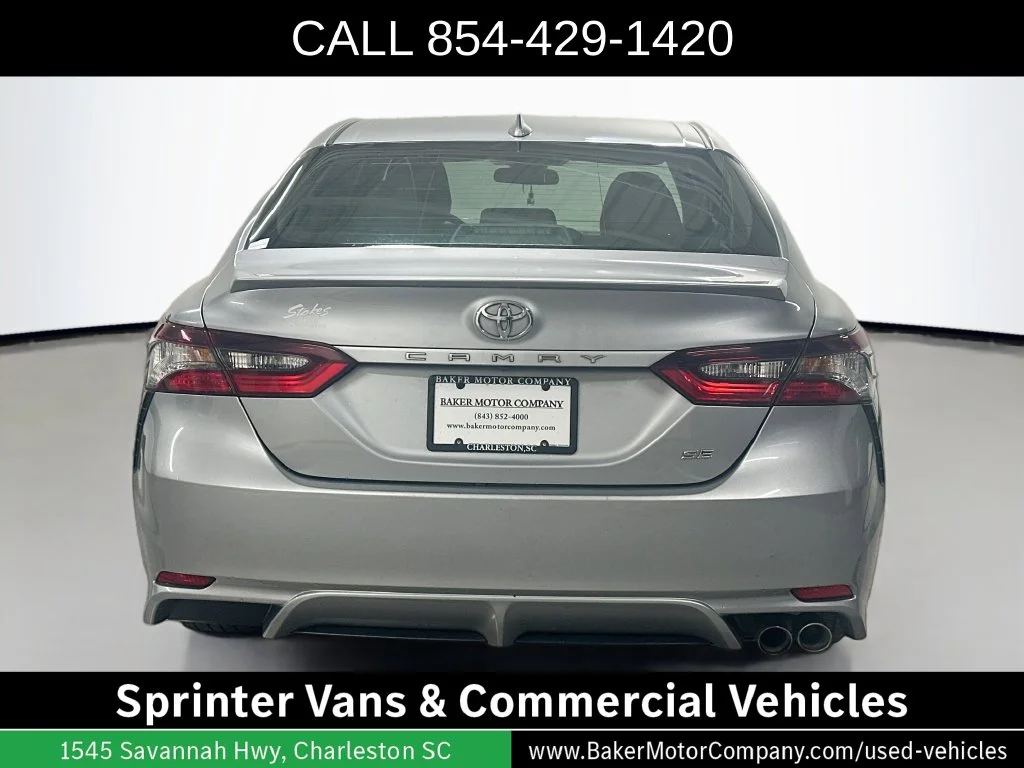 Used 2021 Silver Toyota SE image 10
