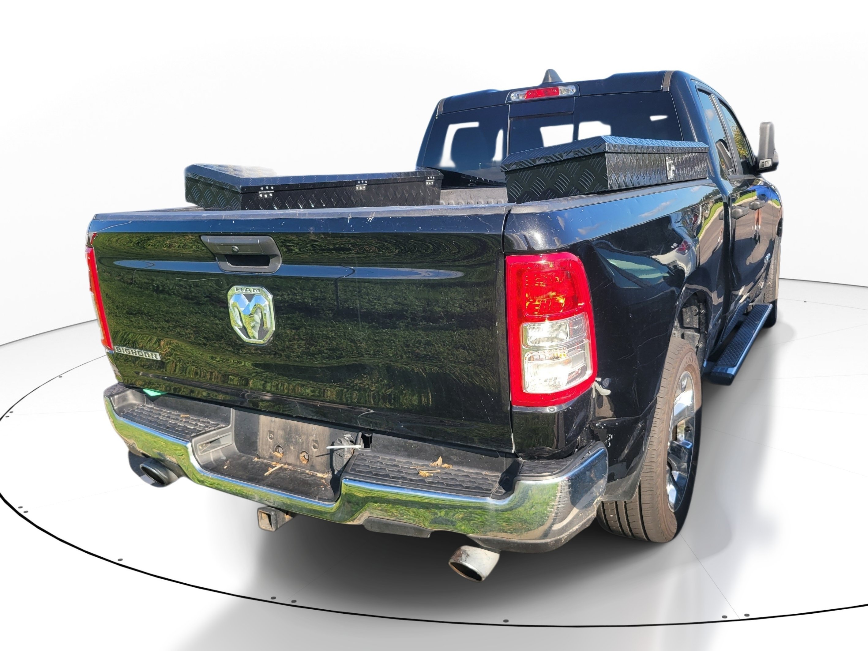 Used 2023 Diamond Black Crystal Pearlcoat Ram Big Horn image 4