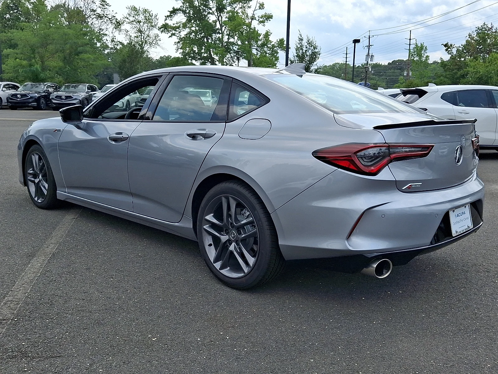 Certified Used 2025 Lunar Silver Metallic Acura SH-AWD A-SPEC image 4