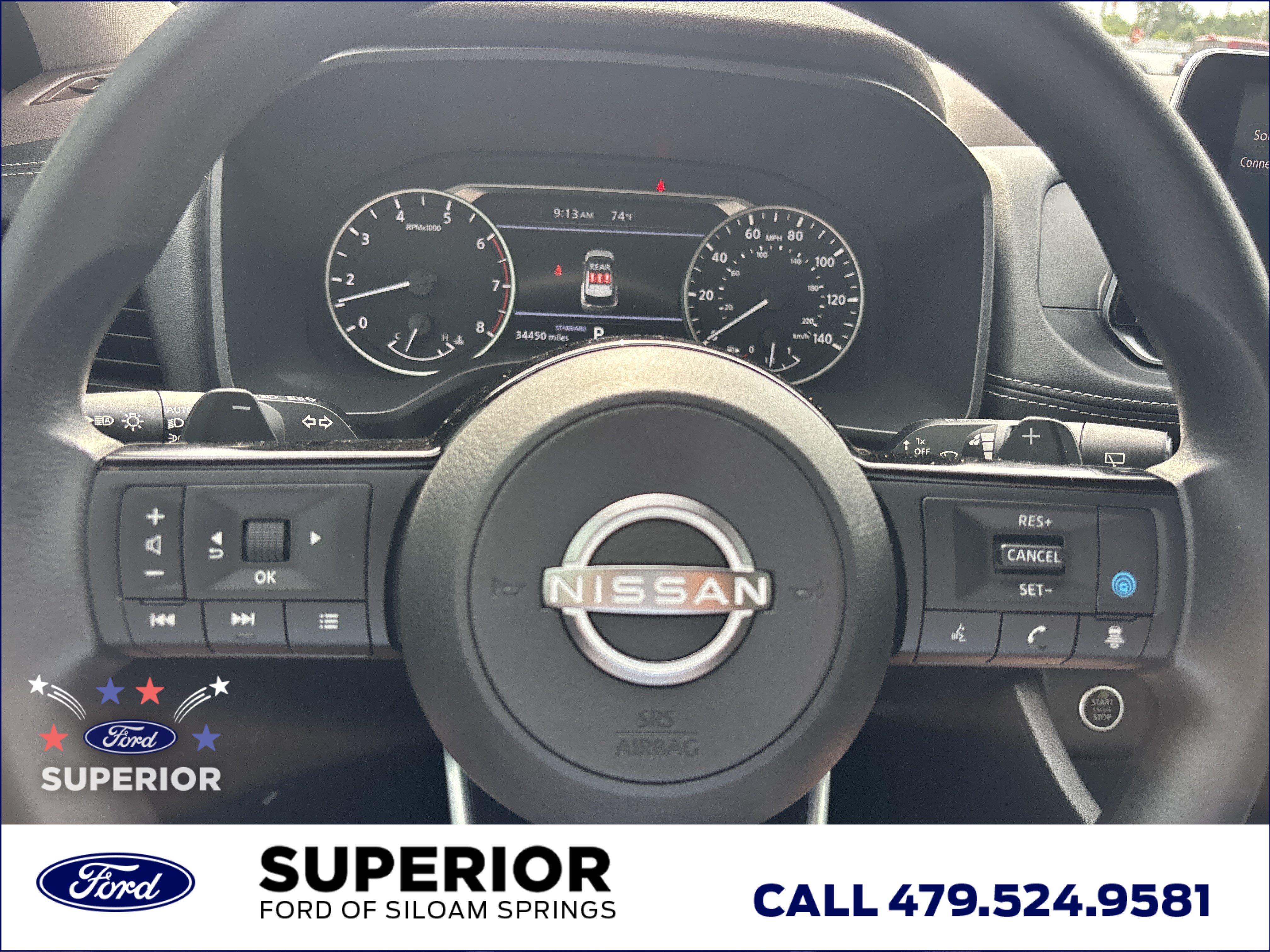 Used 2023 Brilliant Silver Metallic Nissan SV image 22