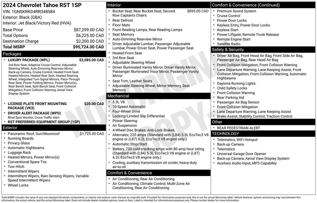 Used 2024 Black Chevrolet RST image 33