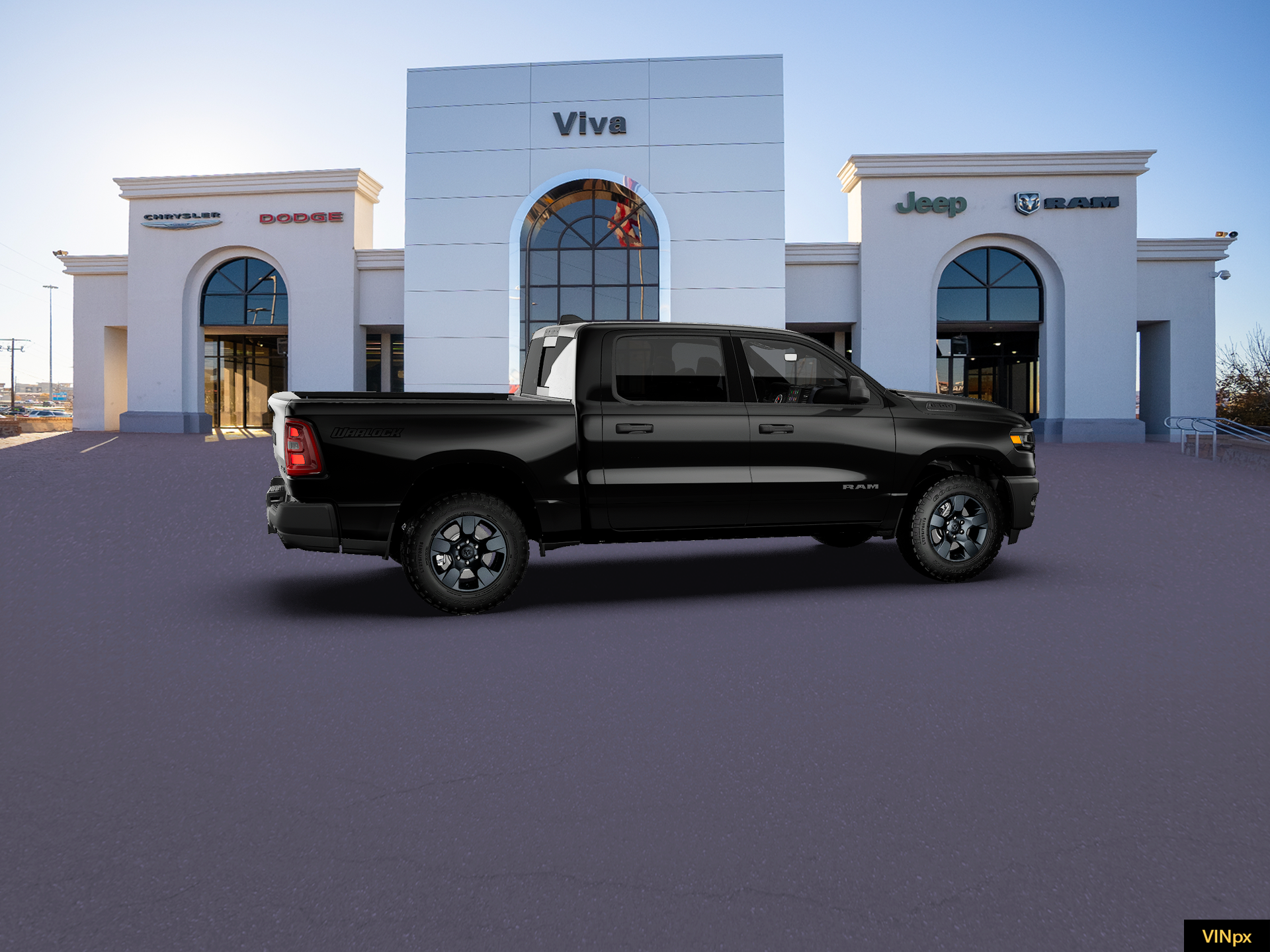 New 2027 Diamond Black Crystal Pearl-Coat Exterior Paint RAM Warlock image 27