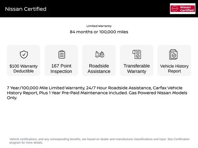 Certified Used 2025 Black Nissan SV image 3
