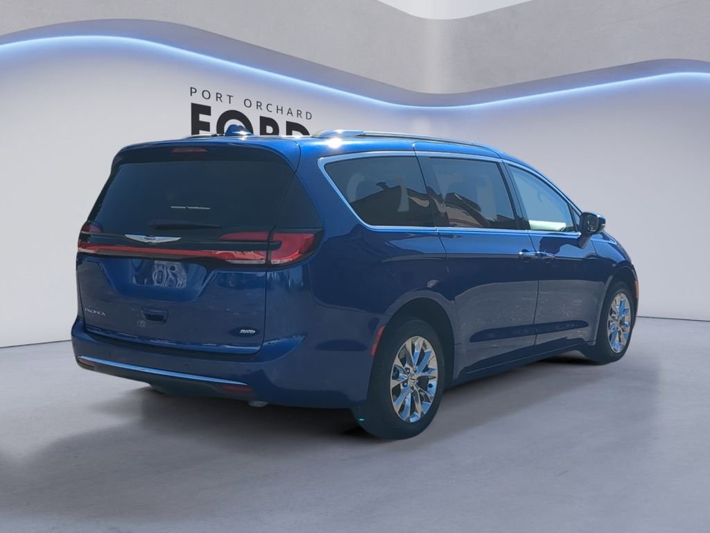 Used 2021 Blue Chrysler Touring L image 7