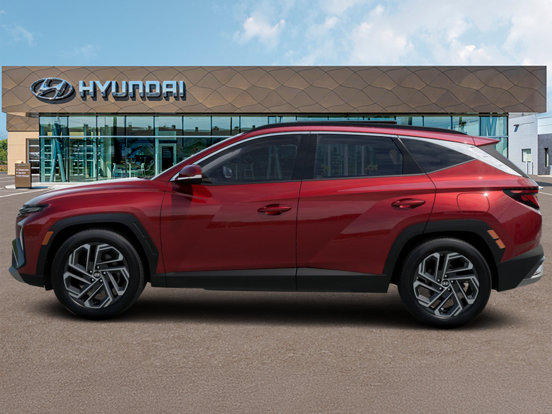 New 2026 Ultimate Red Hyundai SEL Plus FWD image 3