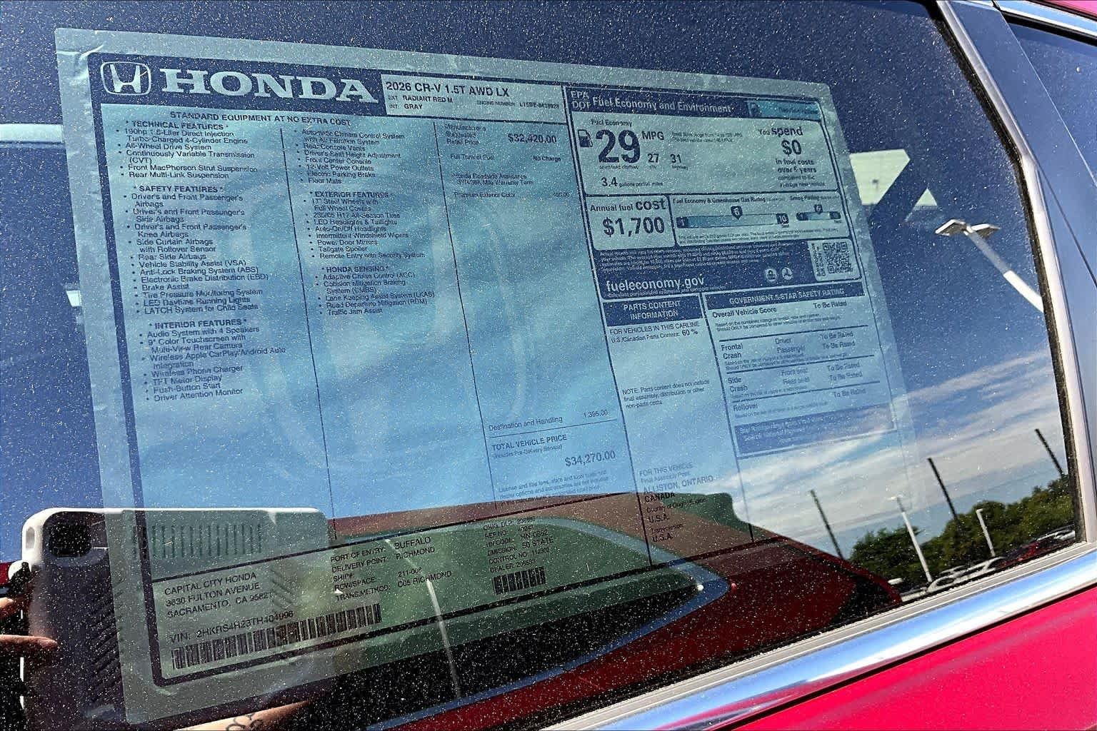 2026 Honda CR-V LX - Photo 21