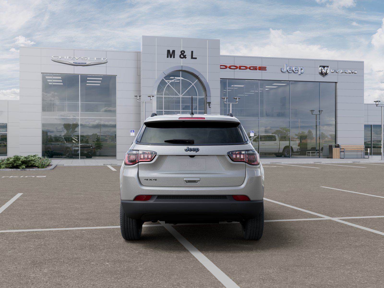 New 2026 Silver Zynith Metallic Clear-Coat Exterior Paint Jeep Latitude Altitude image 33