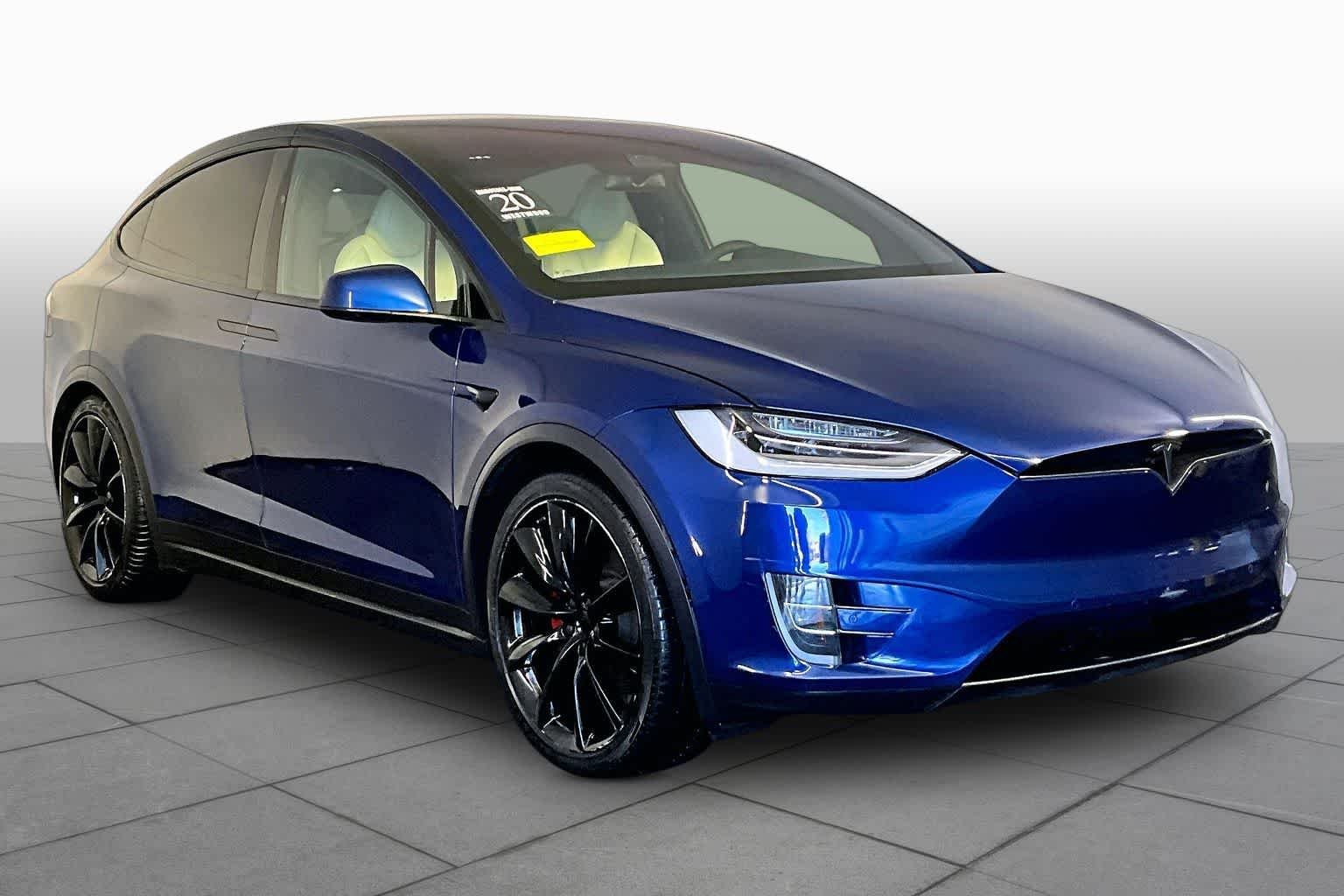 Used 2020 Tesla Model X Long Range Plus with VIN 5YJXCDE26LF236116 for sale in Westwood, MA