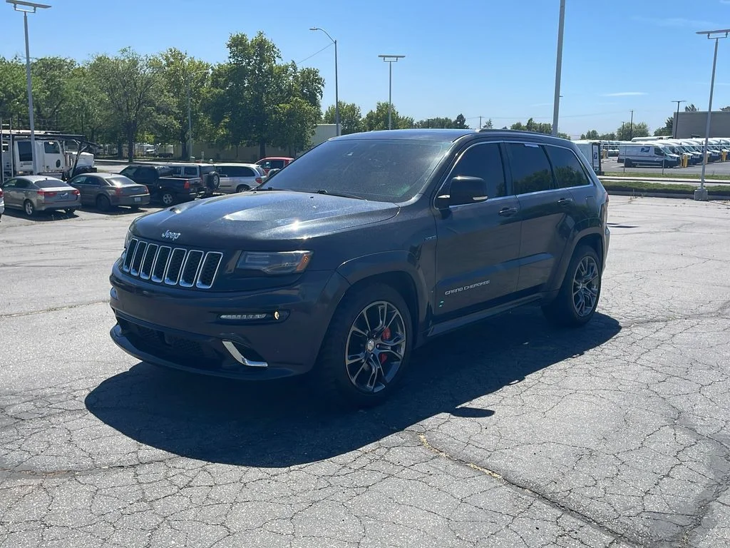 Used 2014 Brilliant Black Crystal Pearlcoat Jeep SRT8 image 3