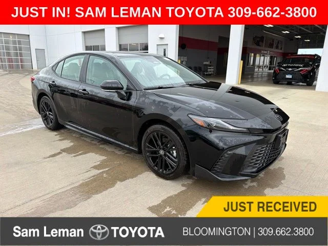 Used 2025 Black Toyota SE image 1