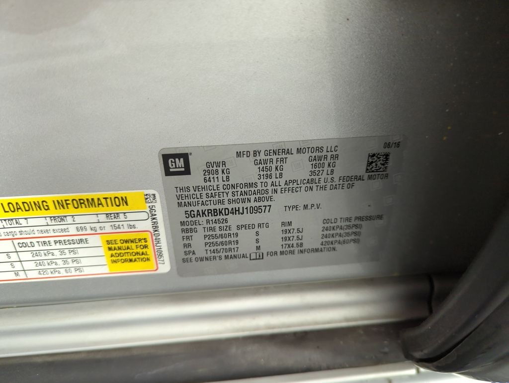Used 2017 Silver Buick Leather Group image 40