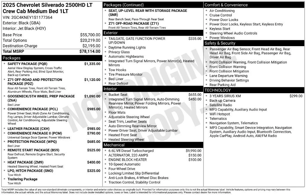 Used 2025 Black Chevrolet LT image 43