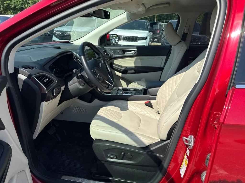 Used 2023 Red Ford Titanium image 3