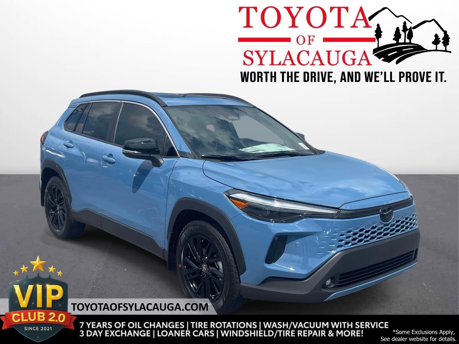 New 2026 Cavalry Blue Toyota Hybrid XSE image 1