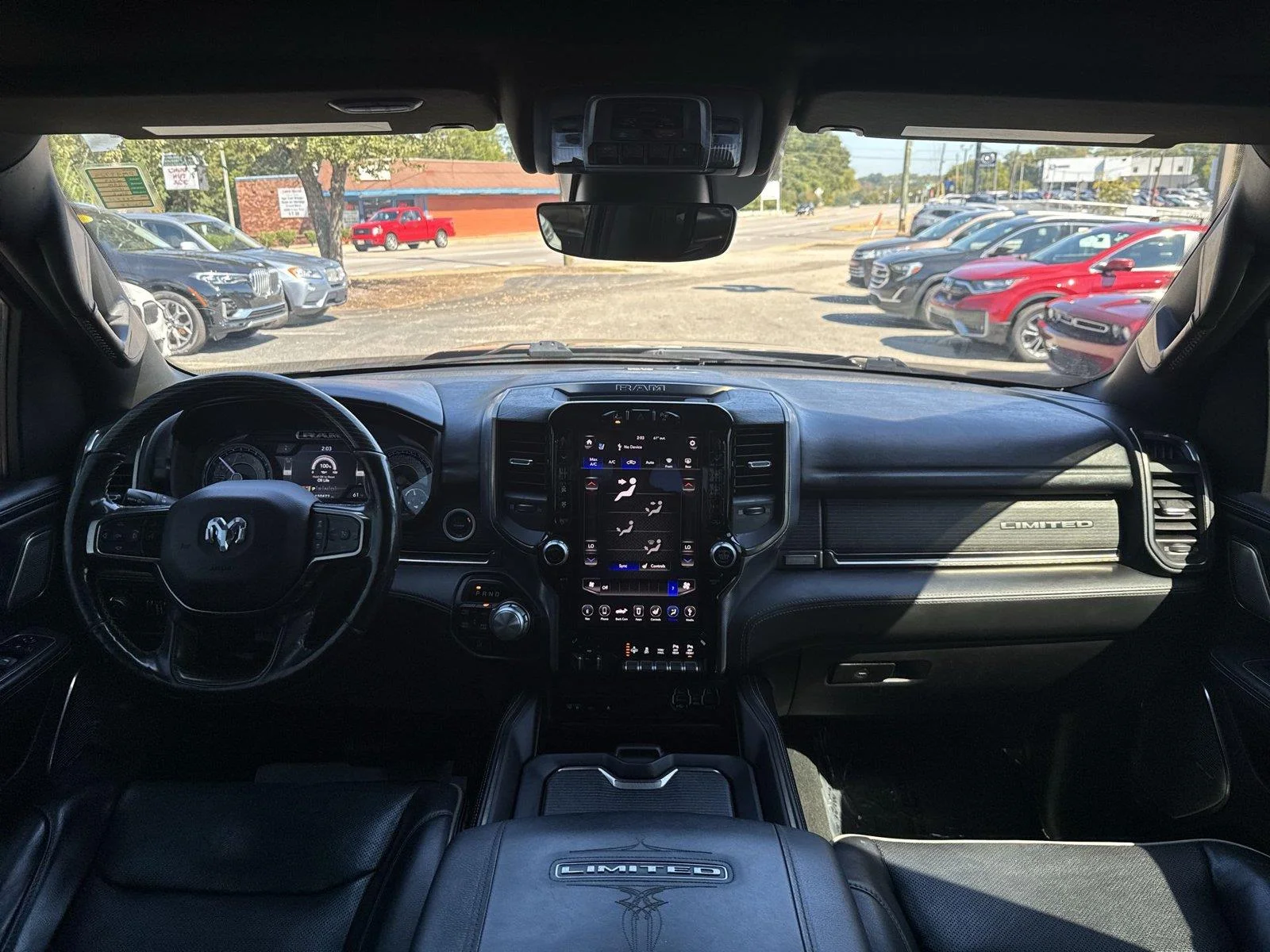 Used 2019 Diamond Black Crystal Pearlcoat Ram Limited image 2