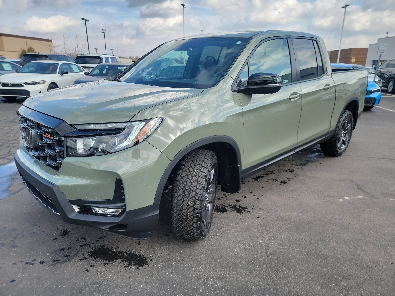 New 2026 Ash Green Metallic Honda TrailSport image 3
