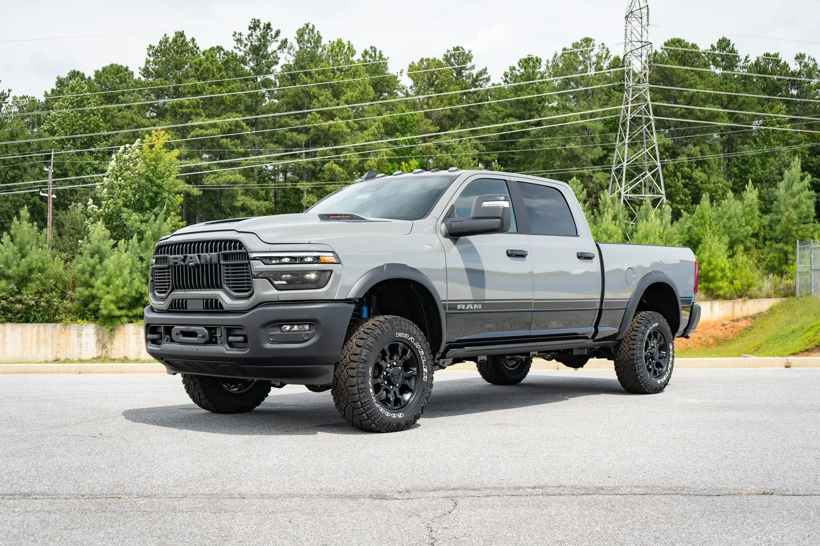 New 2026 Ceramic Gray Clear-Coat Exterior Paint RAM Power Wagon image 10