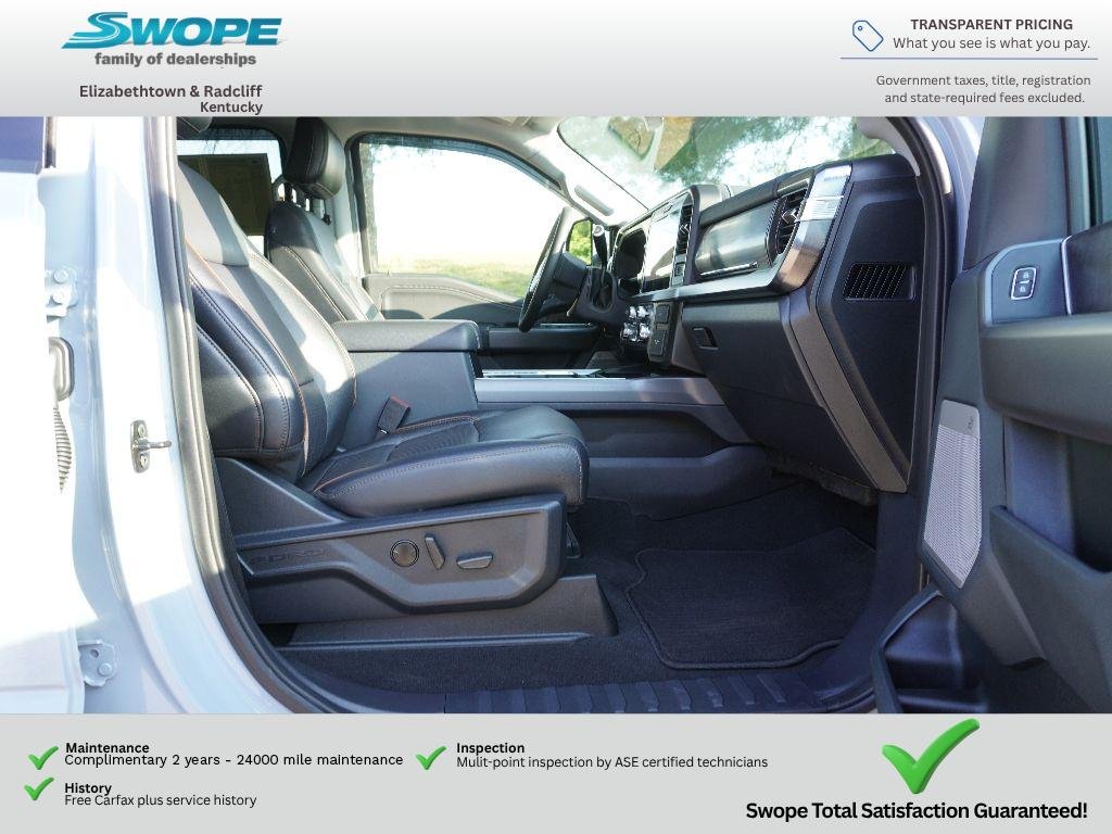 Used 2025 Glacier Gray Metallic TriCoat Ford LARIAT image 15