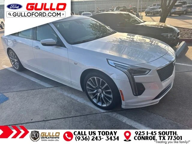 Used 2019 Crystal White Tri-Coat Cadillac 3.0L Twin Turbo Sport image 2