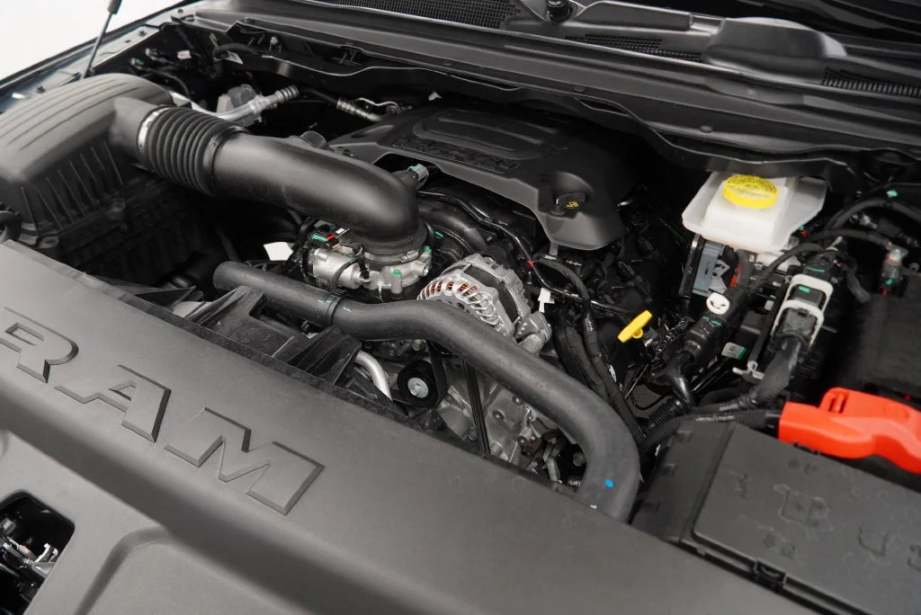 New 2027 Forged Blue Metallic Exterior Paint RAM Laramie image 38