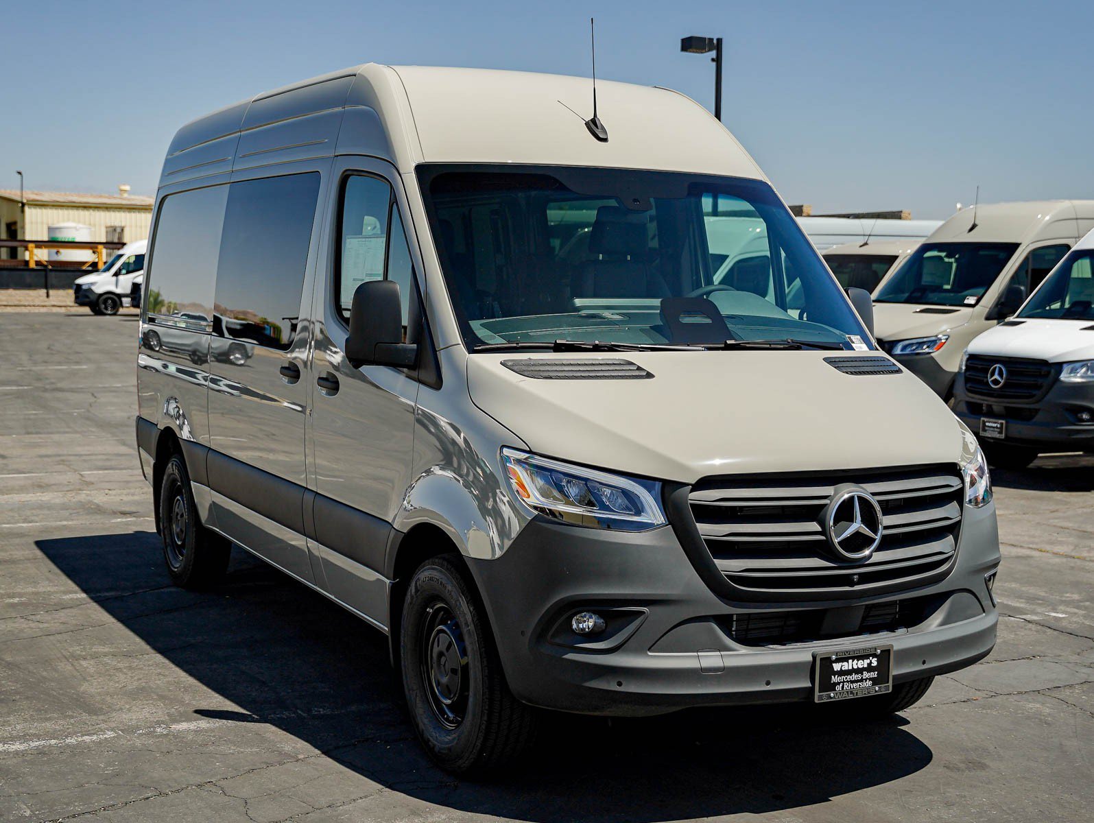 New 2026 Stone Gray Mercedes-Benz 2500 High Roof I4 Diesel HO 144 RWD image 3