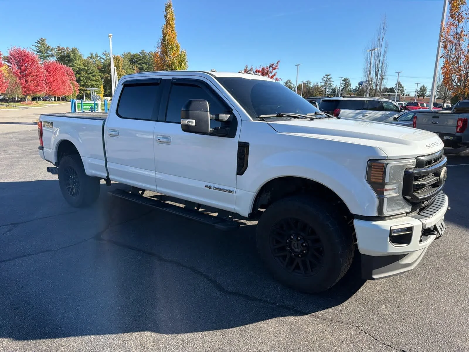 Used 2021 Star White Metallic Tri-Coat Ford LARIAT image 6