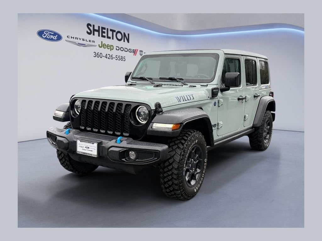 Used 2023 Gray Jeep Willys 4xe image 1