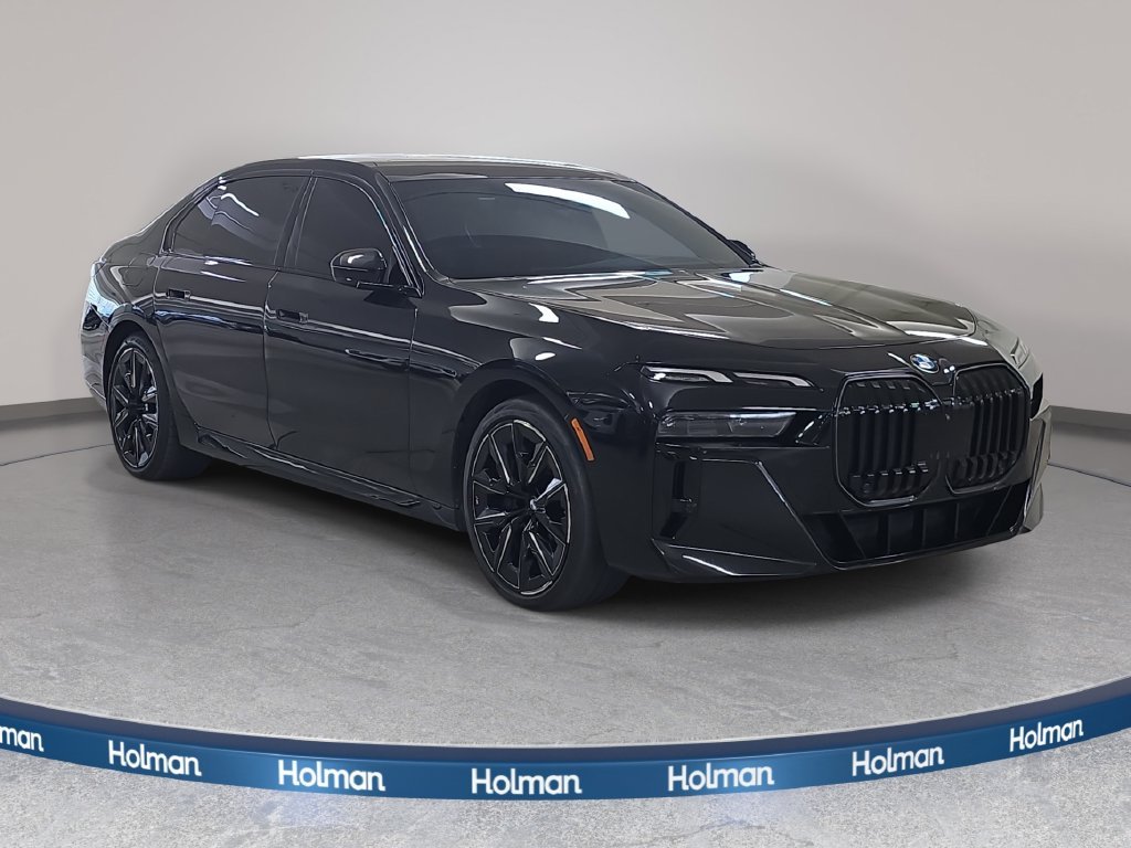 Certified Used 2024 Black Sapphire Metallic BMW 740i image 3