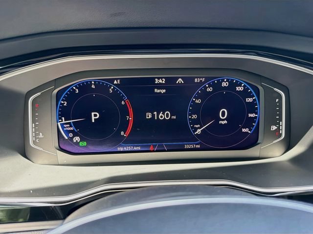 Used 2021 Pyrite Silver Metallic Volkswagen SEL image 41