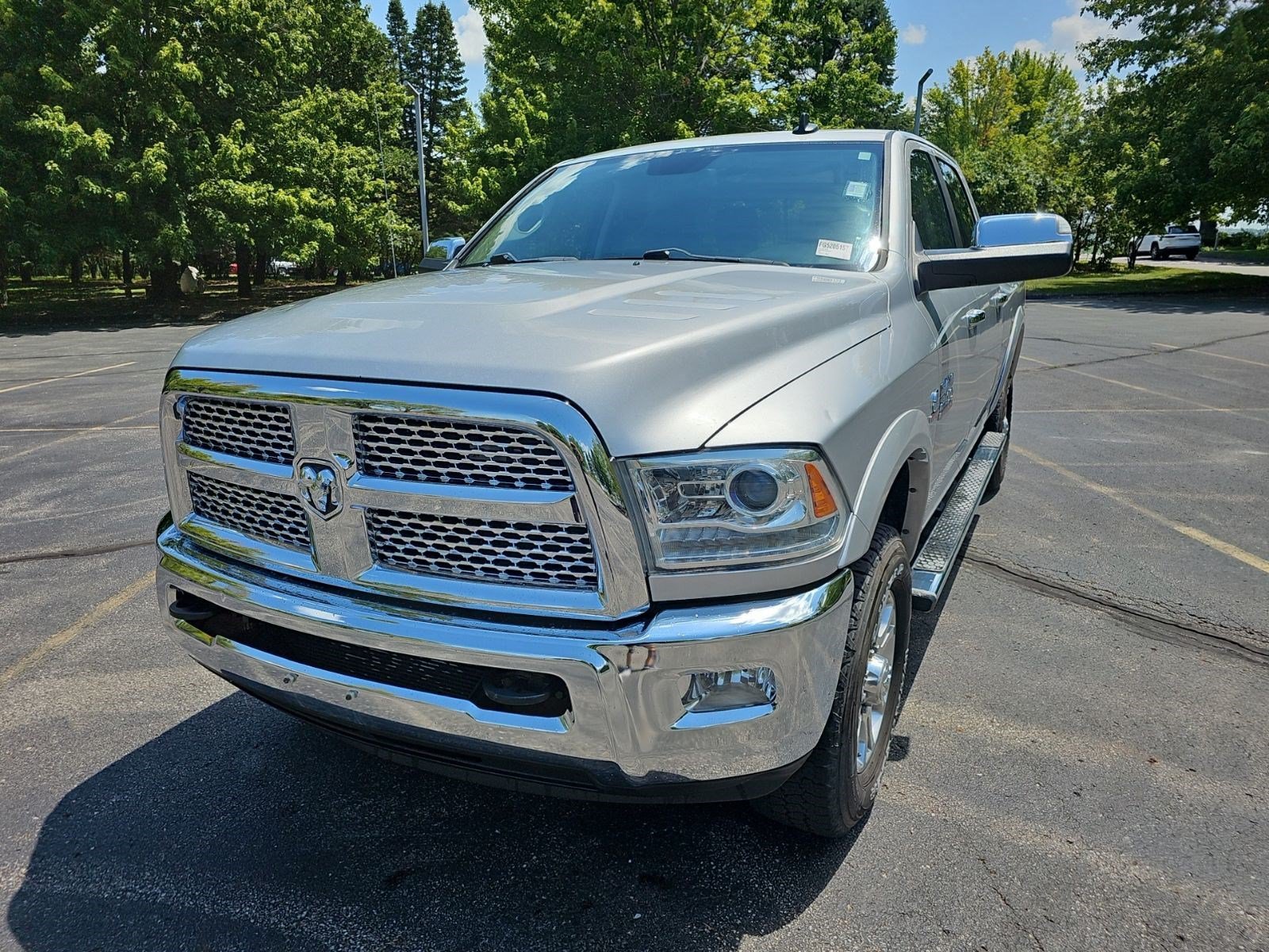 Used 2015 Bright Silver Metallic Clearcoat Ram Laramie image 2