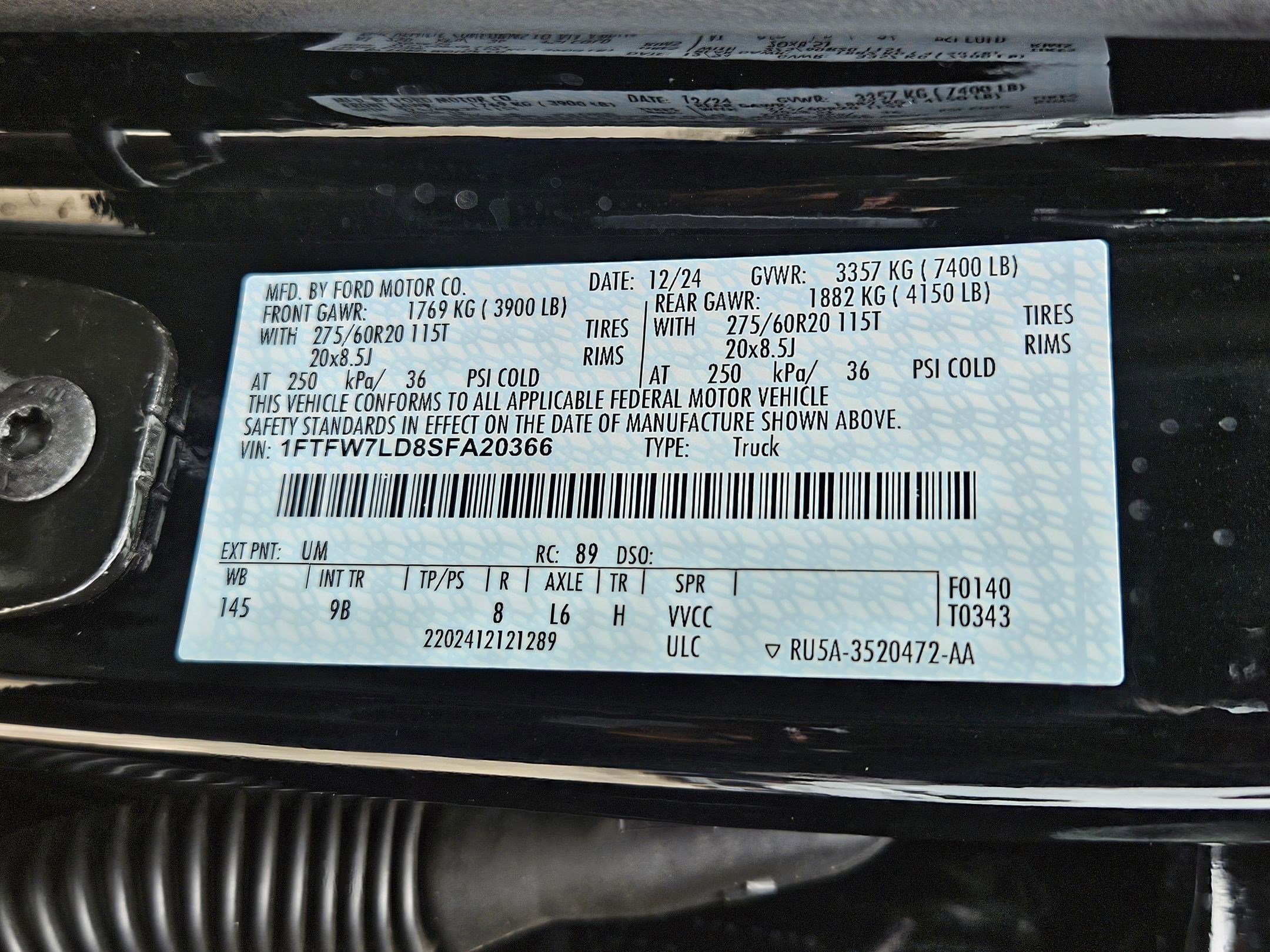 Certified Used 2025 Blue Ford Platinum image 33