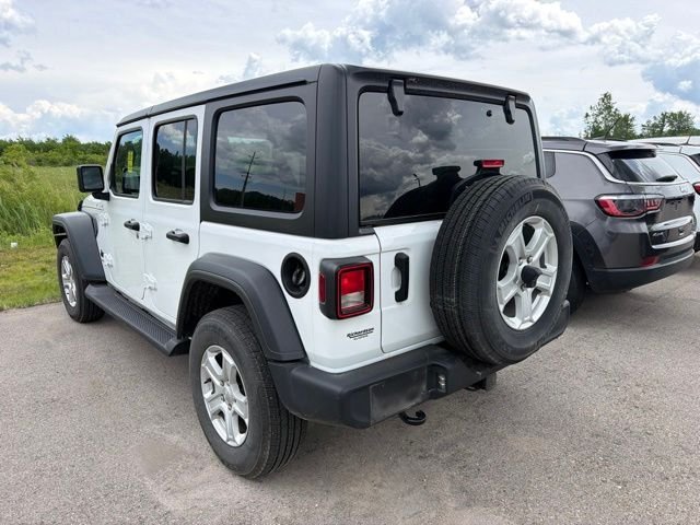 Used 2023 Bright White Clearcoat Jeep Sport S image 8