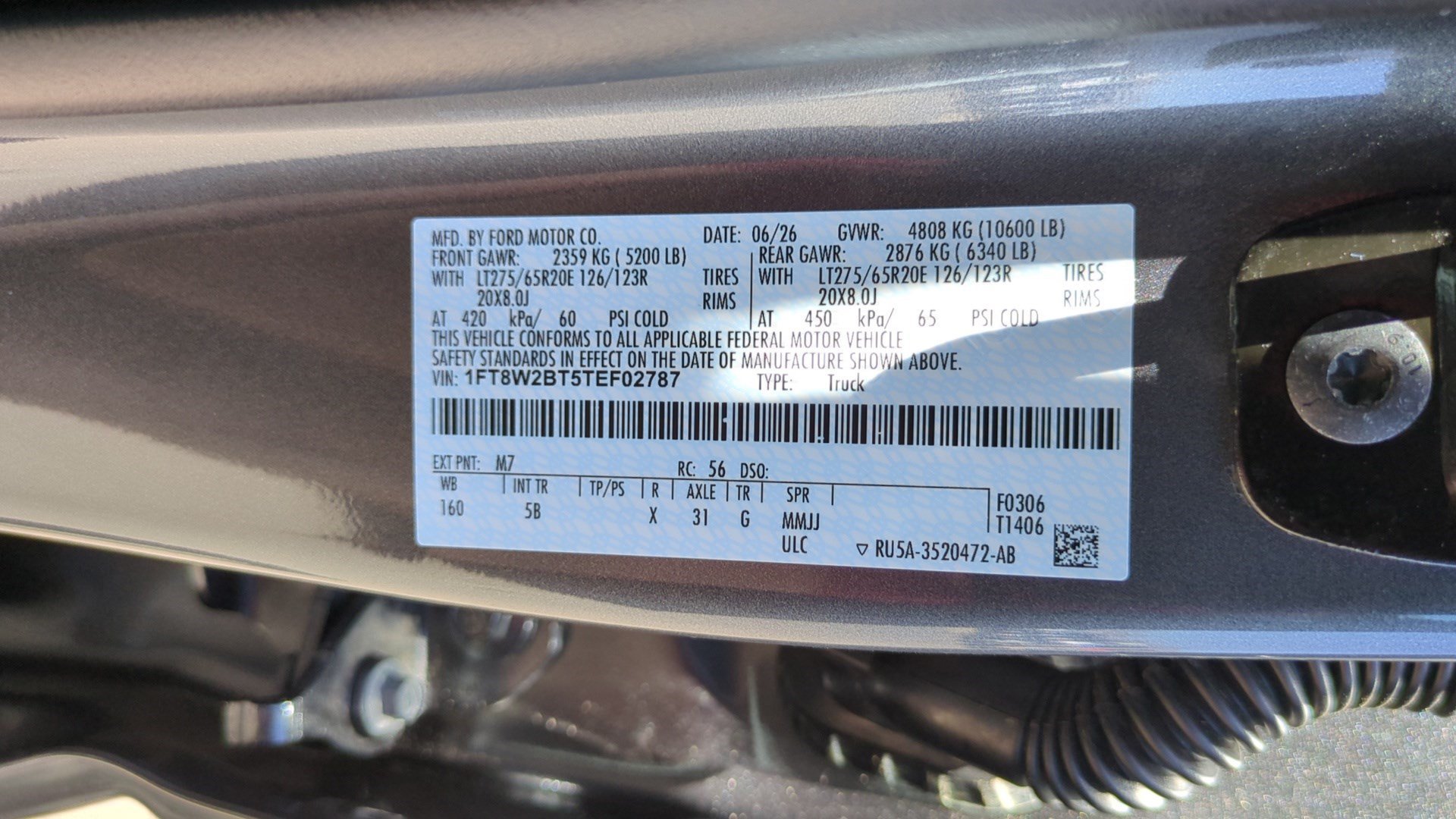 New 2026 Ruby Red Metallic Tinted Clearcoat Ford LARIAT image 16