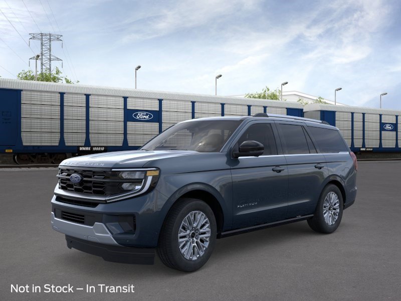 New 2026 Stone Blue Metallic Ford Platinum image 1