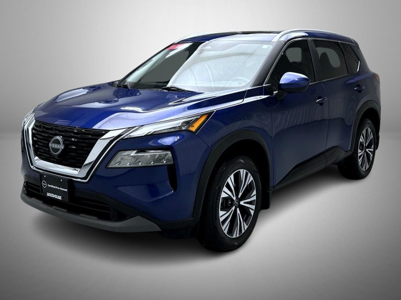 Certified Used 2023 Blue Nissan SV image 1